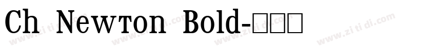 Ch Newton Bold字体转换